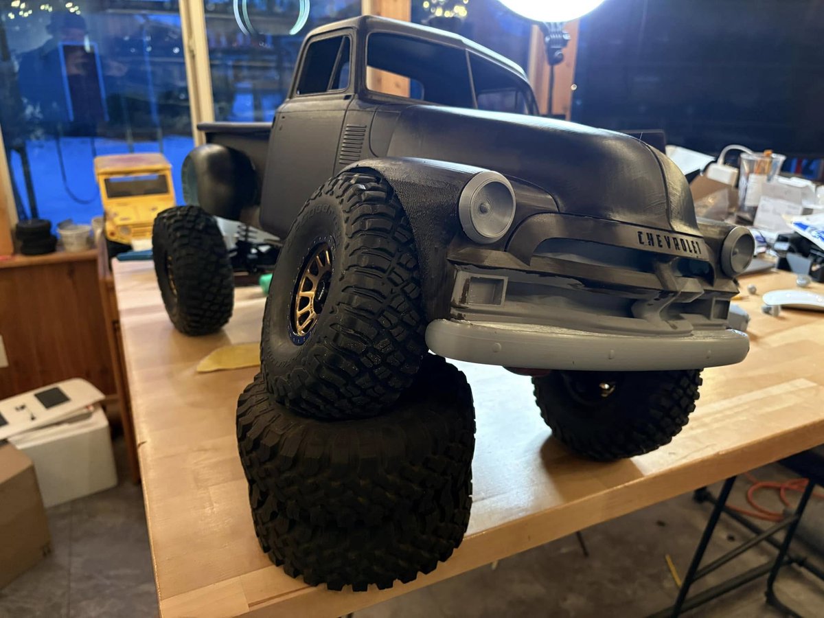 Horizon_Hobby's tweet photo. Have you seen the 3D printed Axial SCX6 bodies popping up? This one is Ryan Ramsey's project and is looking great!

Have you 3D printed a body for any of your rigs? We want to see them!

#AxialAdventure #AxialSCX6 #3DPrinting #RCCrawler #RCHobby #HorizonHobby https://t.co/BTKRVwsRcp
