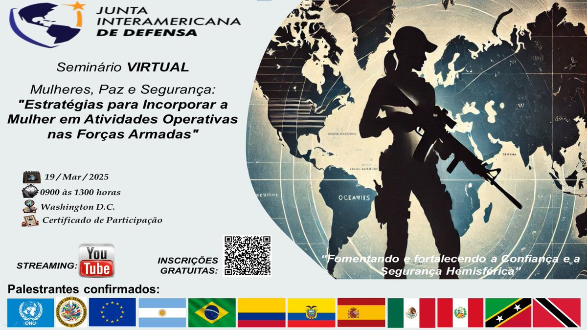 19000 personas de 66 países registrados para el seminario Mujeres, Paz y Seguridad de <a href="/jid_iadb/">JID IADB OFICIAL</a> 
Un éxito de convocatoria en estos momentos dd incertidumbre