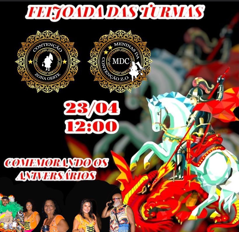 MUITO GELO E DEVOÇÃO NA NOSSA TRADICIONAL FEIJOADA DE SÃO JORGE 🗡️🛡️