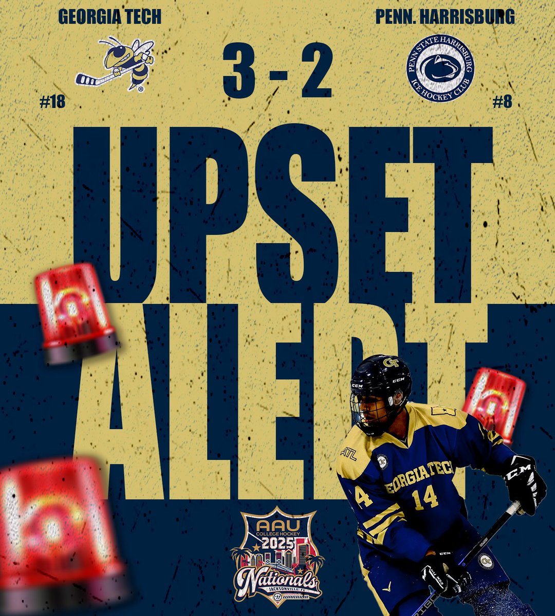 AAU College Hockey (@aaucollegehky) on Twitter photo π§ππ ππππππ§π¦ ππ₯π ππ¨ππππ‘π π¨
No. 18 <a href="/GT_Hockey/">Georgia Tech Hockey</a> stuns No. 8 Penn State Harrisburg in a thrilling finish on Day 2 of Pool Play!
#2025AAUNationals | #AAUCollegeHockey π§ππ ππππππ§π¦ ππ₯π ππ¨ππππ‘π π¨
No. 18 <a href="/GT_Hockey/">Georgia Tech Hockey</a> stuns No. 8 Penn State Harrisburg in a thrilling finish on Day 2 of Pool Play!
#2025AAUNationals | #AAUCollegeHockey