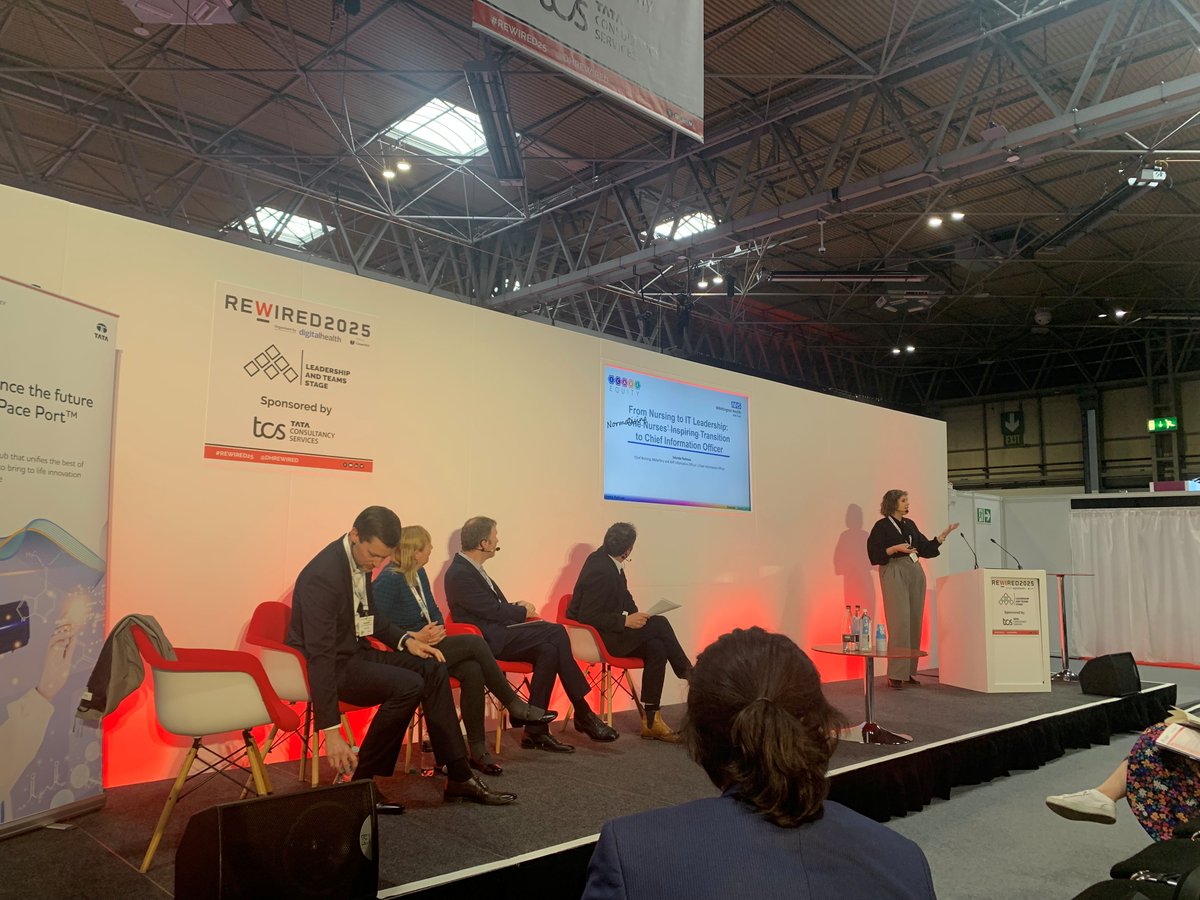 Silver Buck (@silverbuck_uk) on Twitter photo 🗣️ Inspiring story from <a href="/iolandacp/">Iolanda Pedrosa</a>, CIO <a href="/WhitHealth/">Whittington Health NHS Trust</a> sharing her journey from nursing to IT leadership.
Discussing how to turn the glass ceiling into the floor: "A support system is a key strength, I urge everyone listening to this session to get a mentor!"
#Rewired25
<a href="/System_C/">System C</a> 🗣️ Inspiring story from <a href="/iolandacp/">Iolanda Pedrosa</a>, CIO <a href="/WhitHealth/">Whittington Health NHS Trust</a> sharing her journey from nursing to IT leadership.
Discussing how to turn the glass ceiling into the floor: "A support system is a key strength, I urge everyone listening to this session to get a mentor!"
#Rewired25
<a href="/System_C/">System C</a>