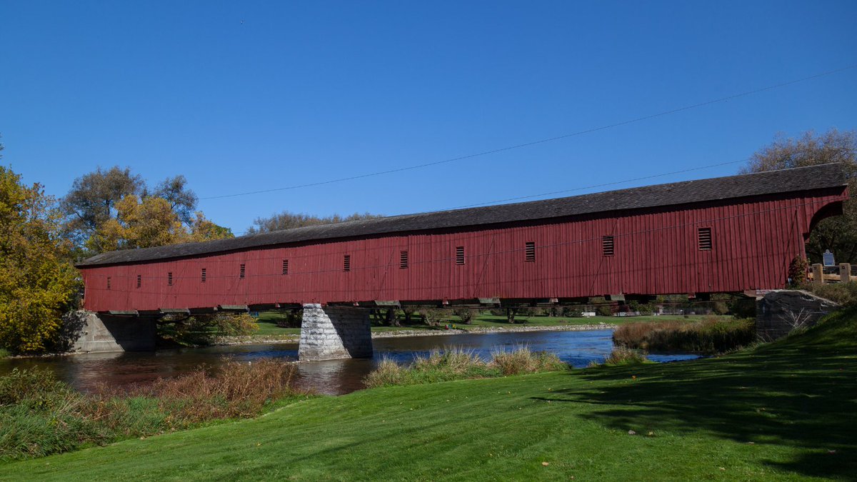 ATTN: The West Montrose Covered Bridge will be closed to all traffic (horse &amp; buggies, pedestrians, cyclists, vehicles) from March 20-26, 8:30am-4:30pm. It will remain open overnight &amp; on the weekend. We're preparing the site for construction this summer: bit.ly/3Y28eeN