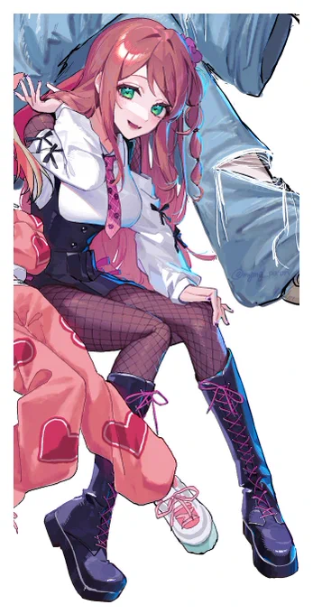 ばねちゃん描きました 
