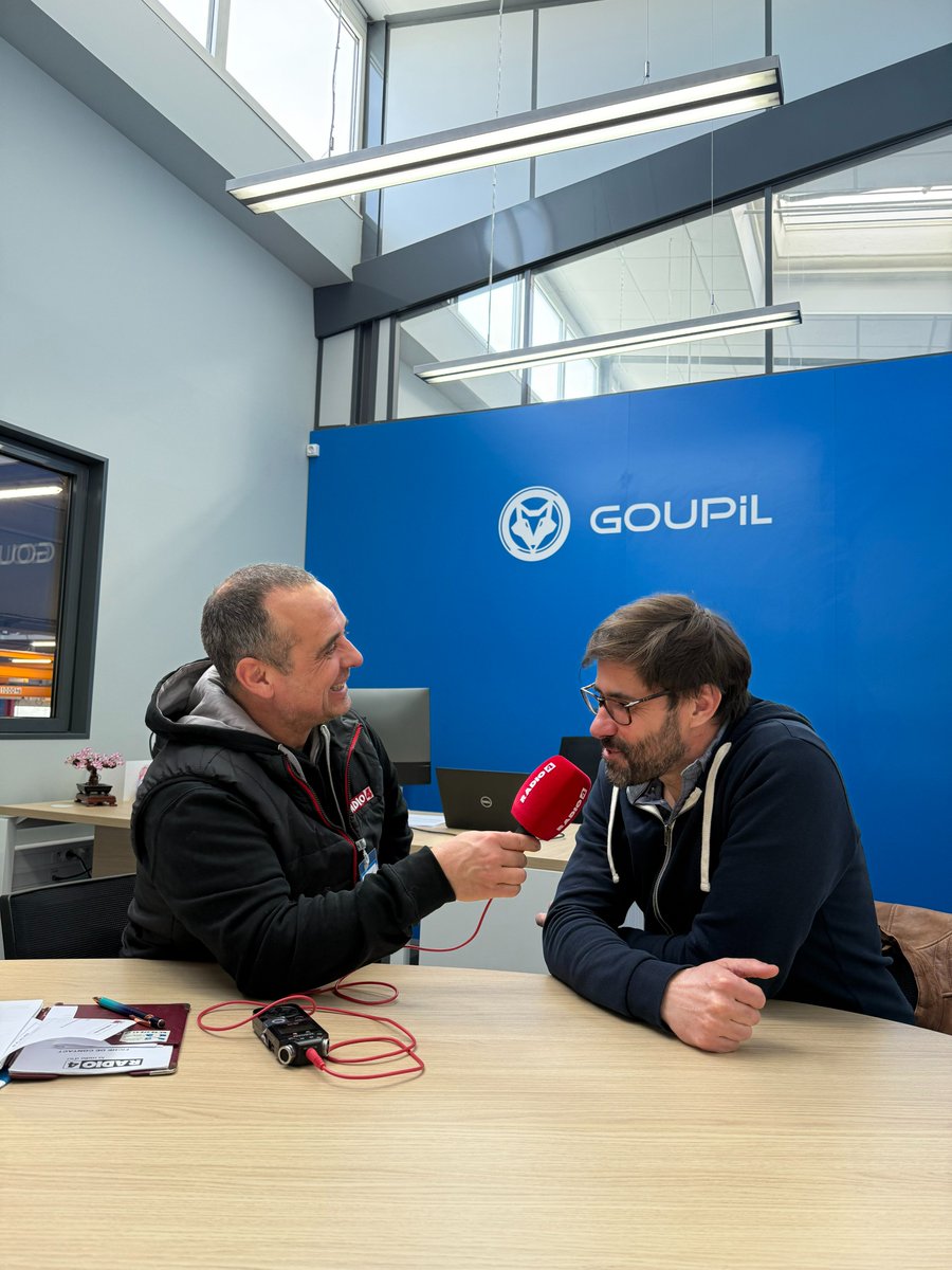 🎙️ Ce jeudi matin, ne manquez pas l'interview de Philippe Hugue, Directeur Général de Goupil, sur Radio 4, la radio locale du Lot-et-Garonne et de la Dordogne.

🚚 Rendez-vous entre 11h et midi dans l'émission "Vadrouille et Tambouille" pour en savoir plus sur Goupil !