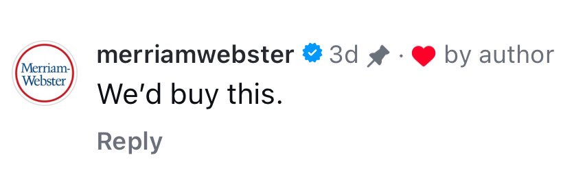 The most perfect reply I could have hoped for on my Severance Milchick’s Sethaurus book mock-up