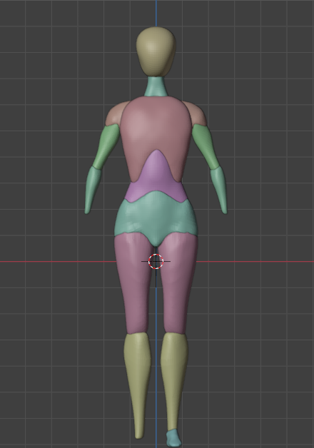 ArcadioLPR's tweet photo. Intentando blocking para figura femenina en Blender #blender #3dmodeling #3dwoman #sculpting https://t.co/kVjwEiOlhL