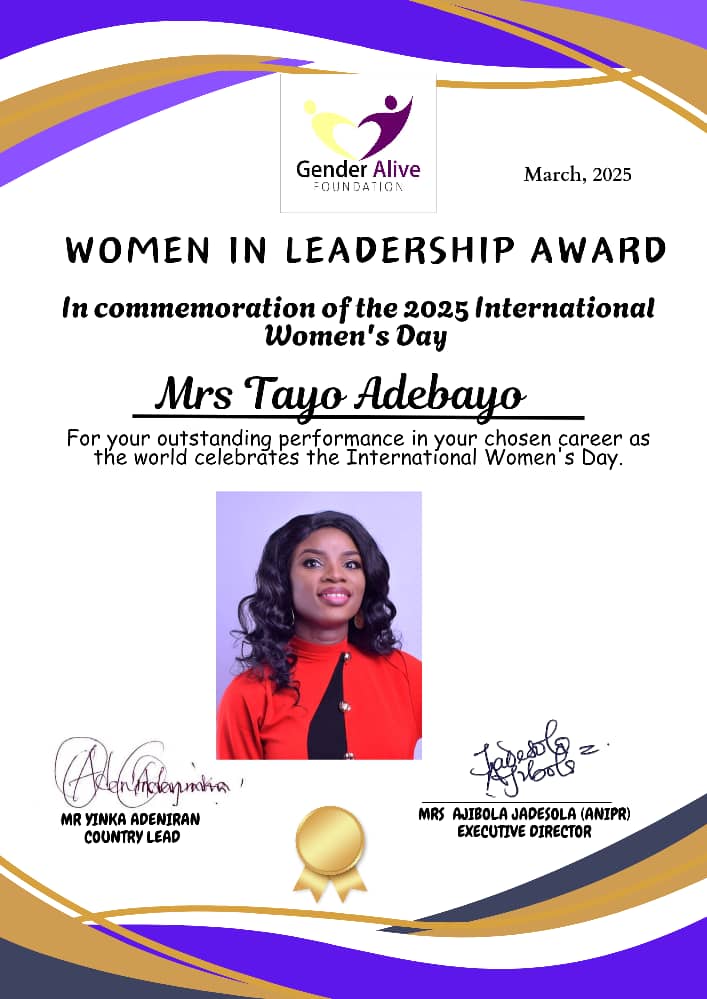 havenintiative's tweet photo. Congratulations to our Executive Director @tayomala on her second award in the Women's Month. So well deserved. https://t.co/VCifCIQtLN