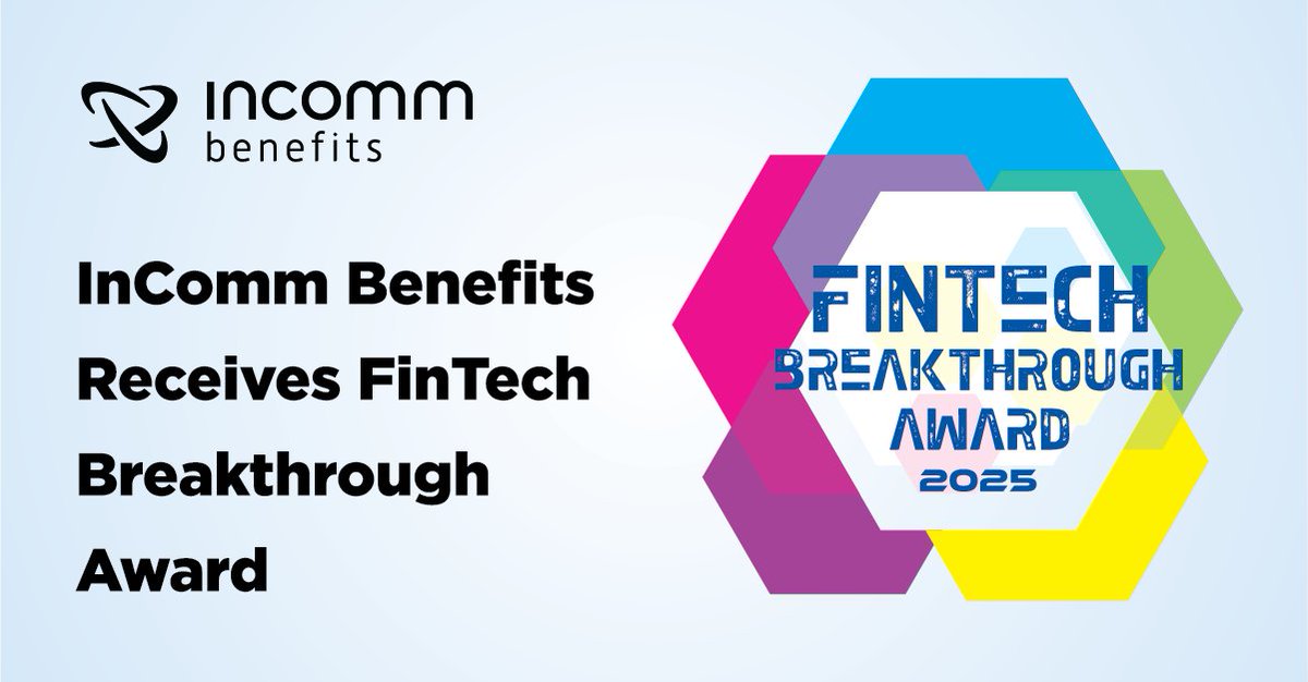 InComm Payments (@incommpayments) on Twitter photo Congratulations to our InComm Benefits division for winning a 2025 <a href="/FinTech_Awards/">FinTechBreakthrough</a>! Our HSA solution received the "Best Personal Finance Award" in recognition of its innovative features helping users maximize the value of their accounts: incomm.com/insights/incom… Congratulations to our InComm Benefits division for winning a 2025 <a href="/FinTech_Awards/">FinTechBreakthrough</a>! Our HSA solution received the "Best Personal Finance Award" in recognition of its innovative features helping users maximize the value of their accounts: incomm.com/insights/incom…