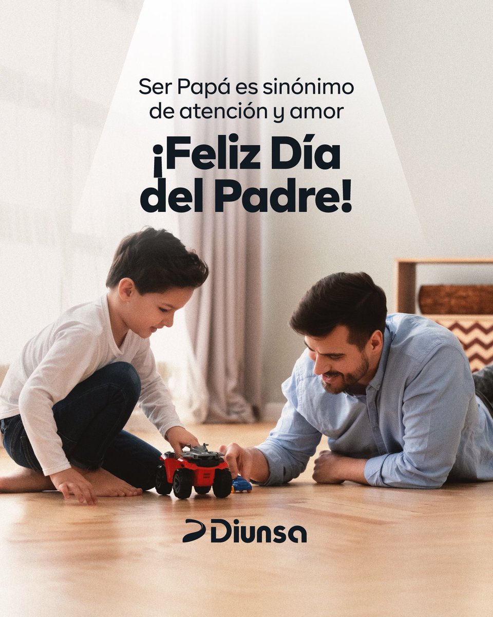 Hoy celebramos a aquellos que lo dan todo 💪, que con su fuerza y dedicación nos inspiran ✨ y nos transmiten la motivación necesaria para seguir adelante 🚀. 

¡Feliz Día del Padre!