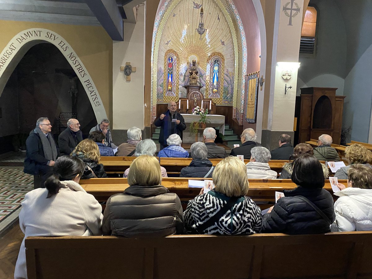RadioenBasOnli4's tweet photo. OLOT ESGLÉSIA DEL SAGRAT COR
(Caputxins)
ASSEMBLEA DE SOCIS I AMICS DE LA
CONFRARIA DE LA MARE DE DÉU DE MONTSERRAT
Dimarts 18 de març de 2025 https://t.co/sq9JTXIZPb