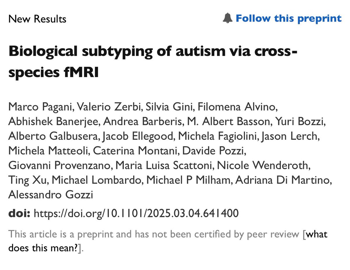 New research just shattered the one-size-fits-all autism narrative. 

Turns out, autism splits into two major biological subtypes:

Hypoconnectivity: Linked to synaptic dysfunction

Hyperconnectivity: Tied to immune system and transcriptional dysfunction