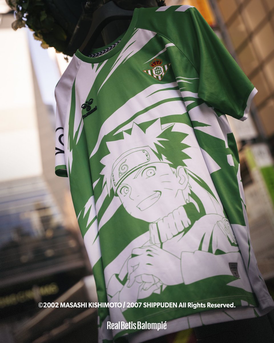 AnimetrendsLA's tweet image. El Betis presenta una camiseta coleccionable en homenaje a Naruto. 🌀

Que hermoso detalle. ✨