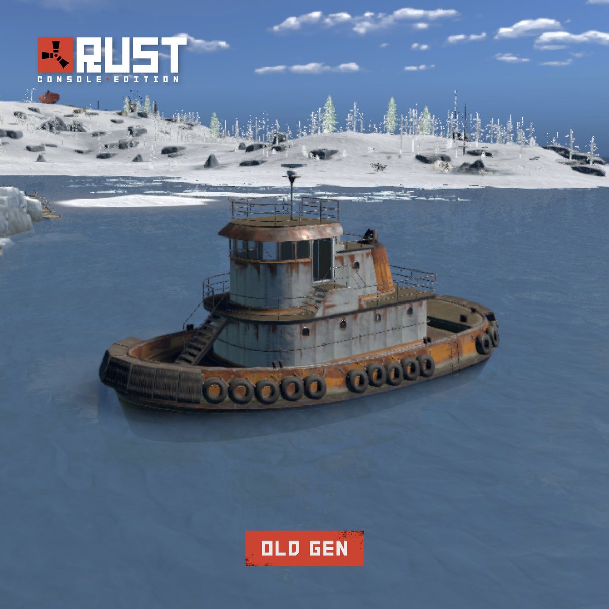 cnqrtoxic's tweet image. Rust Console OLD vs NEW GEN Graphics! @playrustconsole #rustconsole #xbox #playstation