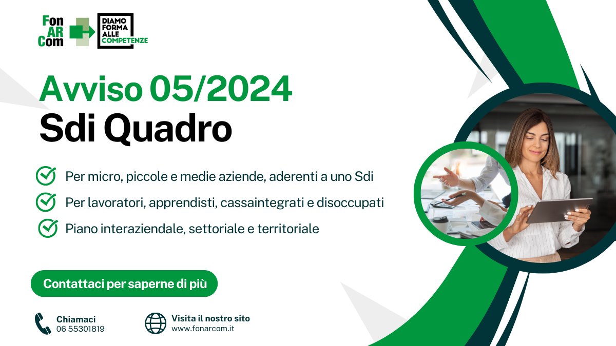 Con uno stanziamento economico di 14 Milioni di euro, l’Avviso SDI 05/2024 supporta lo sviluppo delle competenze dei lavoratori attraverso progetti formativi strategici e personalizzati sulle esigenze aziendali e settoriali.
👉t.ly/ZMs0g

#Lavoro #Imprese #Formazione
