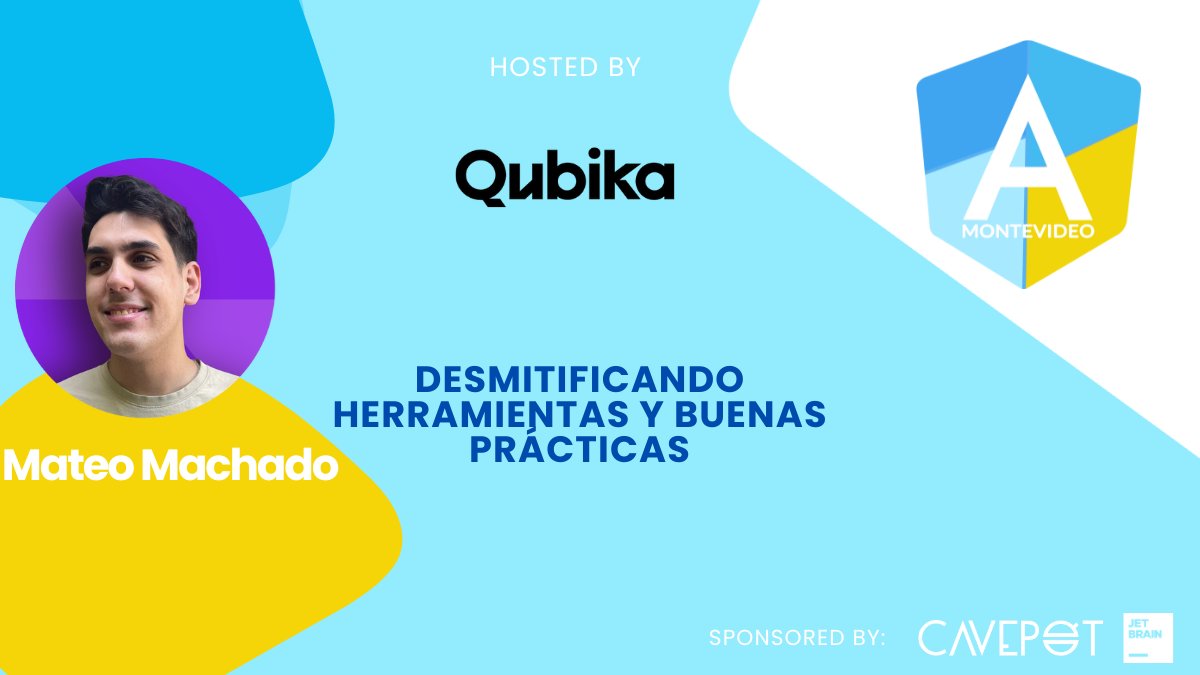 angularMVD's tweet image. 📣 #angularMVD Marzo 2025
📅19 de Marzo del 2025
⏰ 7 PM (UY)
📍 Lugar: José Agustín Iturriaga 3597 - Montevideo.
🎙️ Speakers: Mateo Machado y Florencia Ojeda
Gracias: @Cavepot, @thisisqubika , @jetbrains