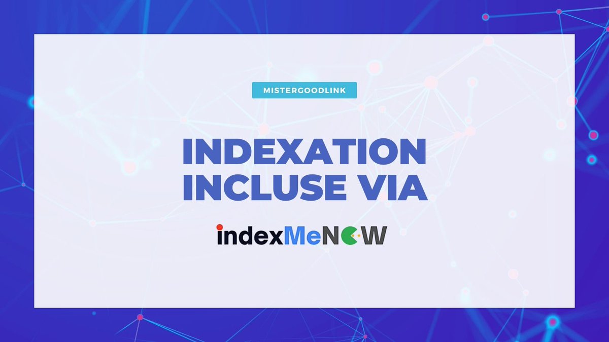MisterGoodLink (@mistergoodlink) on Twitter photo 🚀 Bonne nouvelle ! MisterGoodLink intègre l’indexation via <a href="/indexmenow/">indexMeNOW.com V4 : Bulk indexer Tool</a> pour booster la visibilité de vos articles encore plus vite !
✅ Indexation rapide et efficace
✅ Meilleur impact SEO
✅ Inclus sans frais supplémentaires
Profitez-en sur MisterGoodLink.com !
#SEO 🚀 Bonne nouvelle ! MisterGoodLink intègre l’indexation via <a href="/indexmenow/">indexMeNOW.com V4 : Bulk indexer Tool</a> pour booster la visibilité de vos articles encore plus vite !
✅ Indexation rapide et efficace
✅ Meilleur impact SEO
✅ Inclus sans frais supplémentaires
Profitez-en sur MisterGoodLink.com !
#SEO