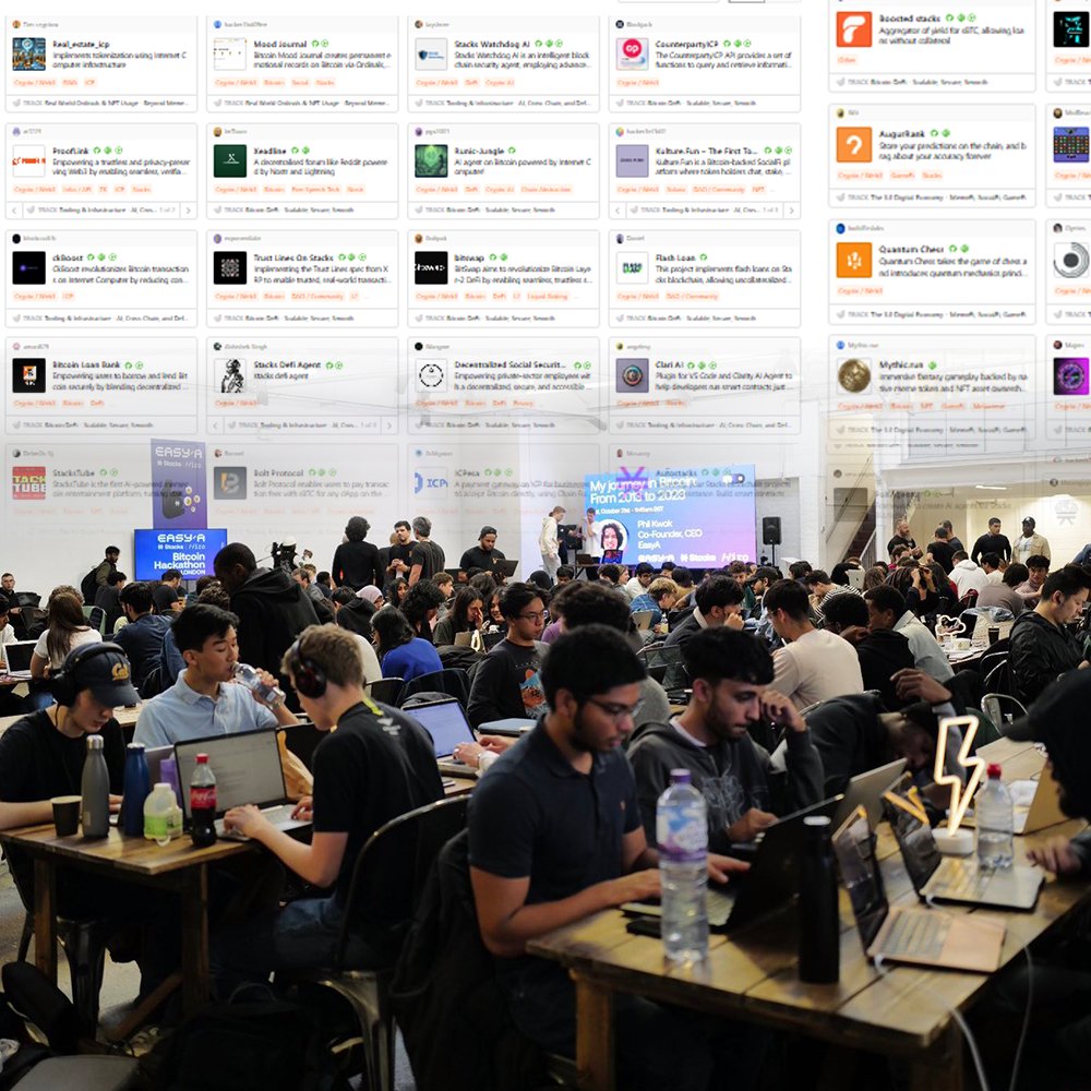 STX DEV SZN.

Whether it's hundreds of devs attending real life Harvard hackathons for <a href="/Stacks/">stacks.btc</a>, or hundreds of devs working on projects via virtual hackathons, STX builders are crushing it!