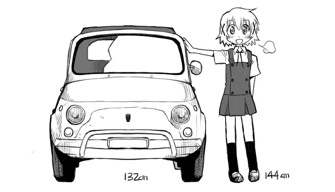 #ひだまりスケッチ #bm117692020年4月掲載チンクより背が高いアピール 