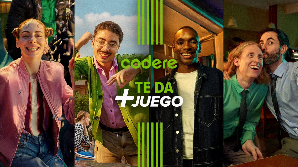 Codere Online revoluciona el entretenimiento con su campaña ‘+ Juego’
👉La compañía refuerza su capacidad para atraer nuevos clientes y conectarlos con la marca Codere, ofreciendo ‘+ Juego’ y experiencias únicas en todos sus canales.
grupocodere.com/web/guest/w/co…