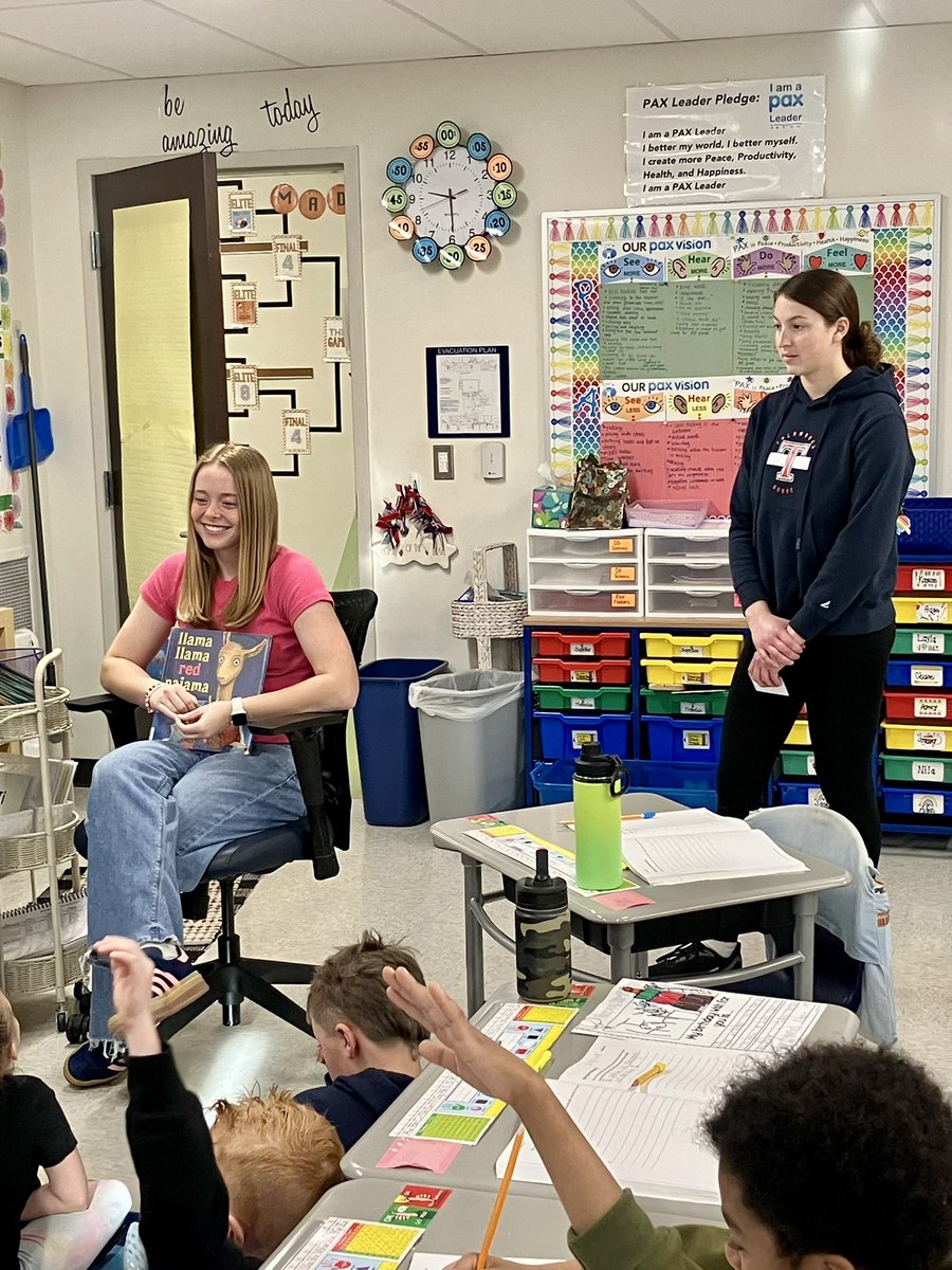 Talawanda Softball (@bravefastpitch) on Twitter photo The Varsity Softball team had the opportunity to read to students <a href="/TSDMarshall/">Marshall Elementary</a> today! #THSFamily #THSCommunity #together The Varsity Softball team had the opportunity to read to students <a href="/TSDMarshall/">Marshall Elementary</a> today! #THSFamily #THSCommunity #together