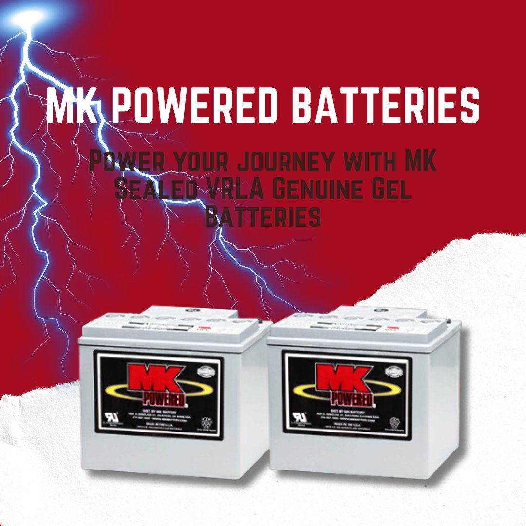 UkWheelchair's tweet photo. 🔋 MK Genuine Gel Batteries – Power You Can Trust! 🔋

When it comes to deep-cycle performance and long-term reliability, MK Gel Batteries set the gold standard for mobility and complex rehab technology. ✅

#MKGelBatteries #PowerToMove #ReliablePerformance https://t.co/lAv3U0tk7F