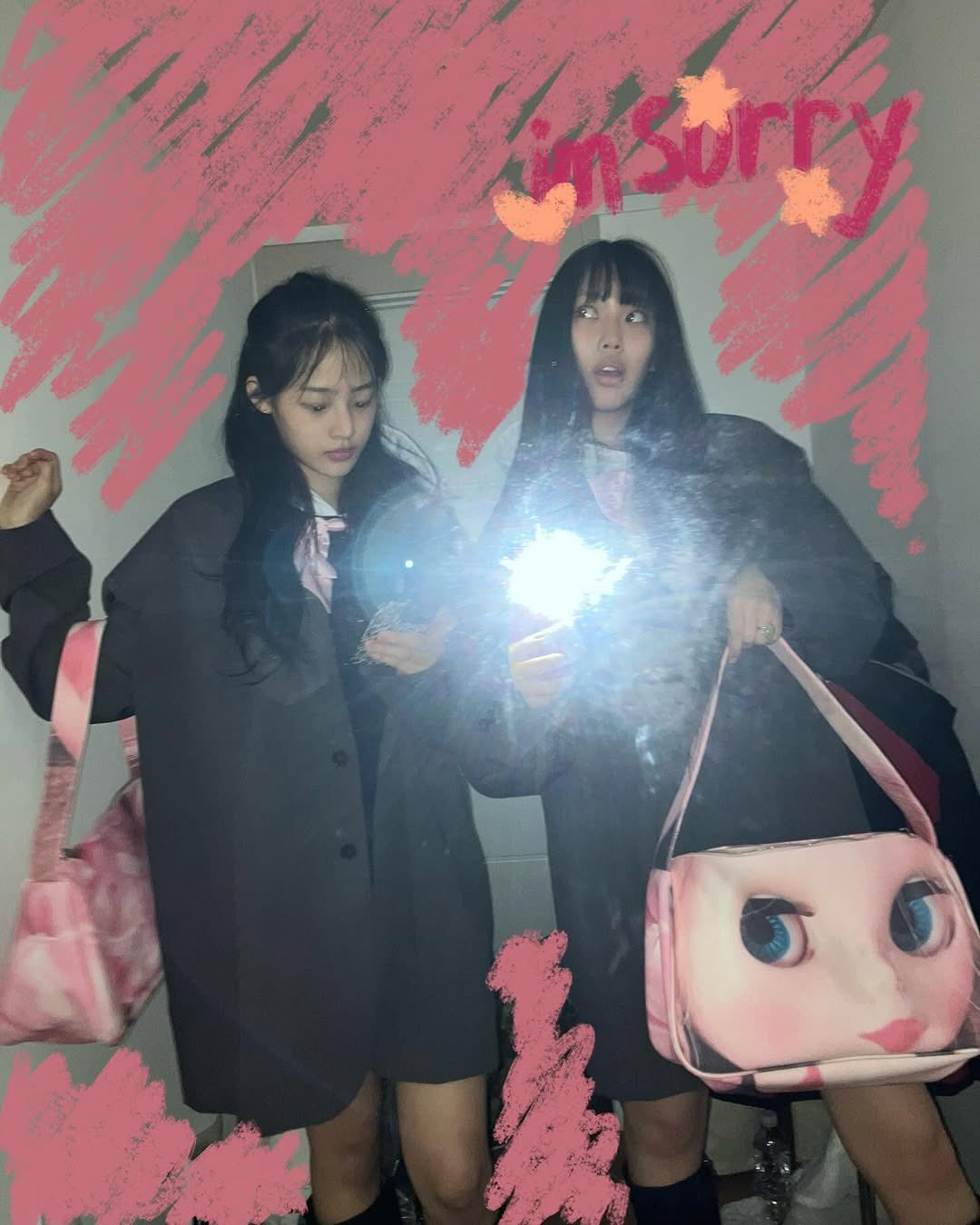 I'M SORRY Blythe Doll Print バッグ I'm Sorry by Petra Collins SSENSE Exclusive Pink JennyFax