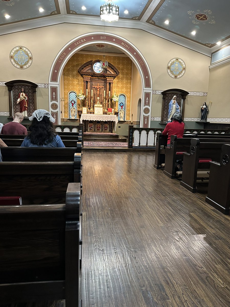 My first outlaw Mass.. St Benedict (#SSPX) #fortworthtx #Bassmasterclassic #IteadJoseph !