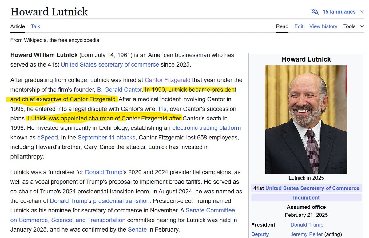 Shauncore's tweet image. lmaoooo Lutnick made the call