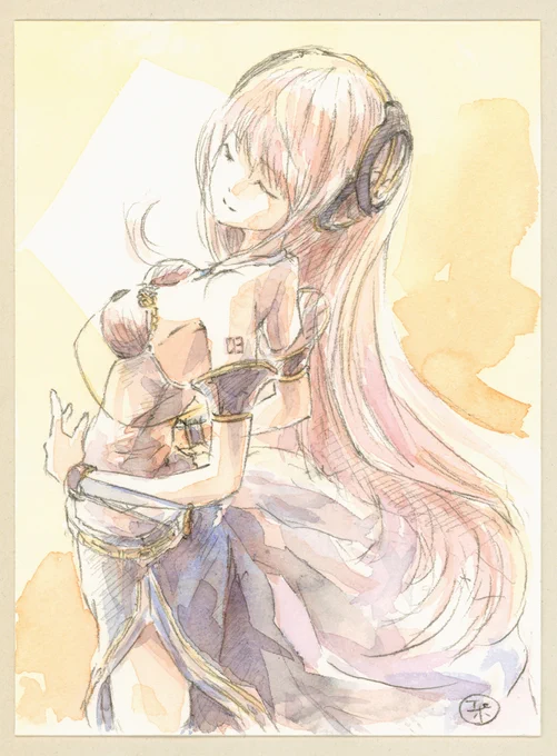めでたいので過去絵もドゾー#巡音ルカV4X10周年 