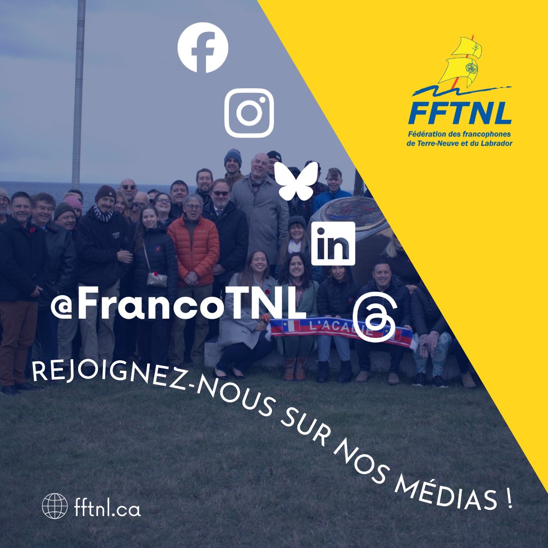 Rejoignez-nous sur nos autres médias sociaux!