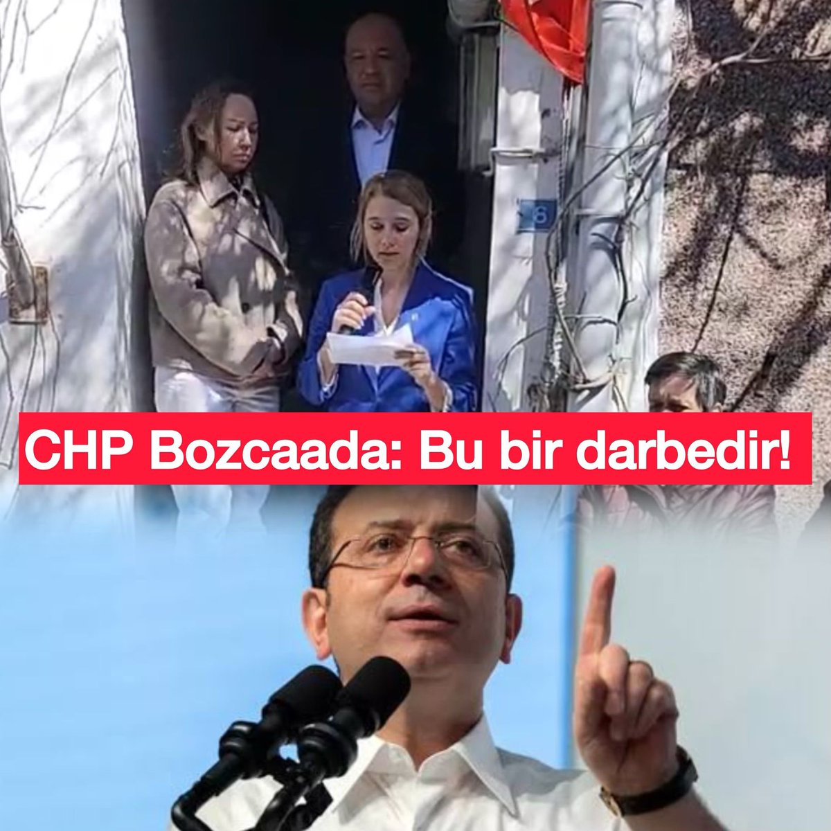 Bozcaada'da Ekrem İmamoğlu Gözaltı Kararı Protesto Edildi

bozcaadahaber.net/bozcaadada-ekr…