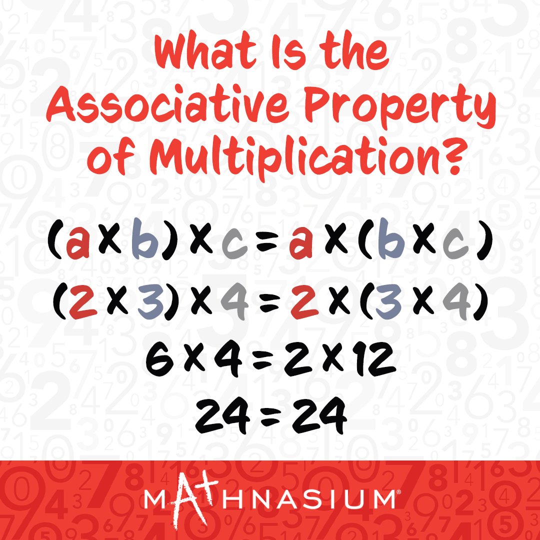 Mathnasium_Can's tweet image. In math, there are certain rules we learn once but use again and again — one of those is the associative property of multiplication. 💡

👉 Learn what it means and test your knowledge in our kid-friendly guide! #Mathnasium #Algebra #MathTutorial

🔗 bit.ly/3Y4yxkz