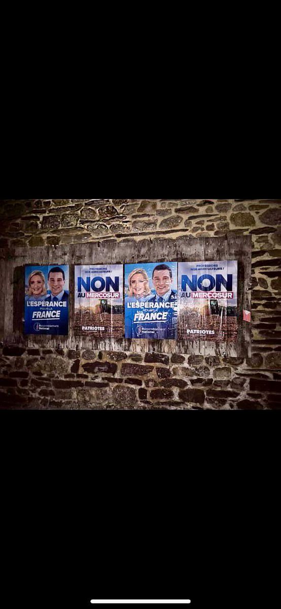 ElouanRacineux's tweet photo. 🔴 Nouvelle operation collage, ce matin, dans la #circo3504 sur les commune de #GuipryMessac #Guichen #Guignen #LaChapelleBouexic !

Le @RN_Officiel_35 est toujours pleinement mobilisé contre le funeste traité du #mercosur. 

Nous n’oublions pas nos #agriculteurs. 

#RN https://t.co/Fcf0PCNbpj