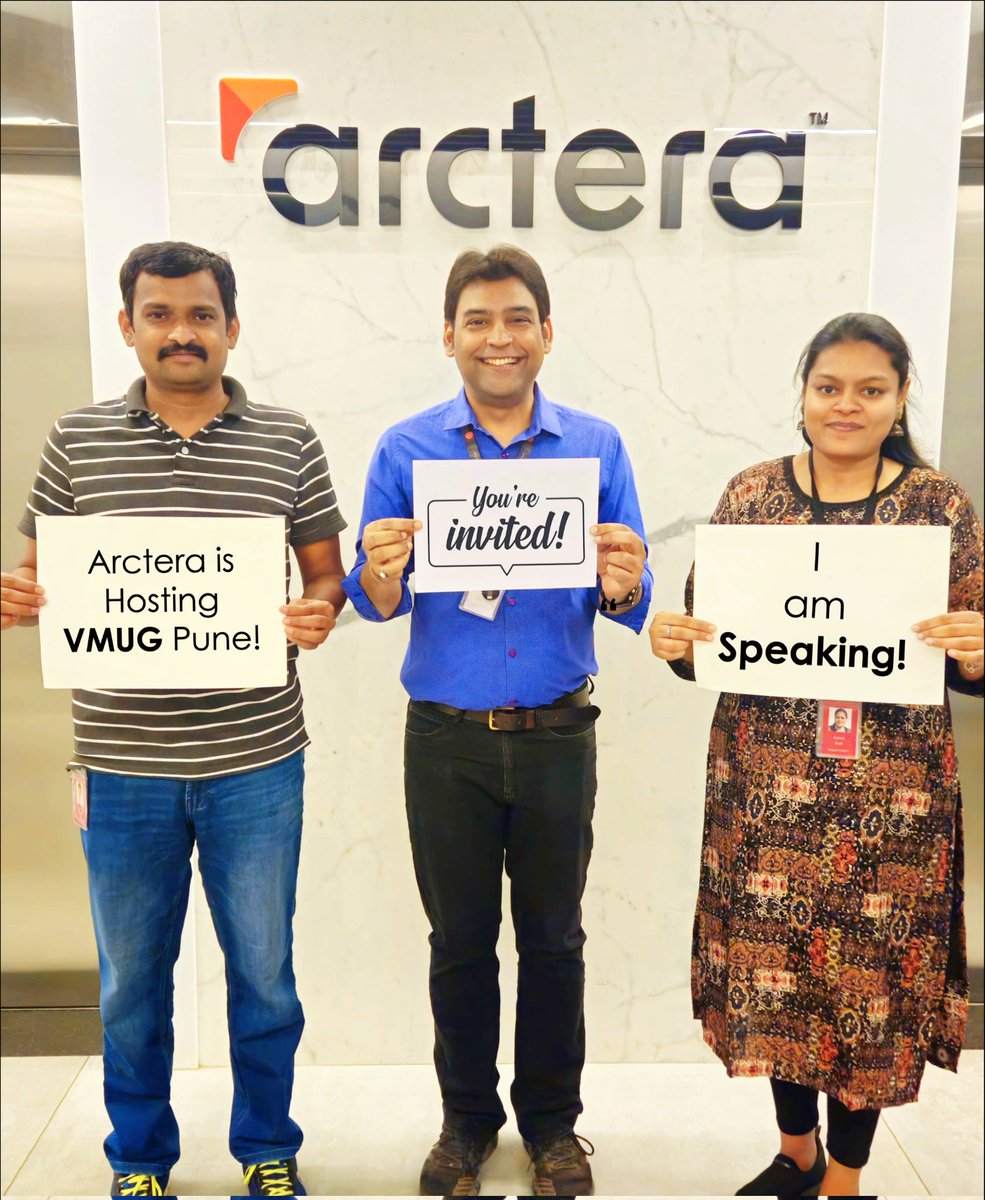iVarunVerma's tweet photo. Arctera is hosting the Pune VMware User Group (VMUG)!
These events help us take a closer look at our end user’s requirements and get their perspective on their cyber resiliency & data protection challenges.
#Arctera #DataProtection #BackupExec #VMware #VMUG https://t.co/IiftRuVjLt
