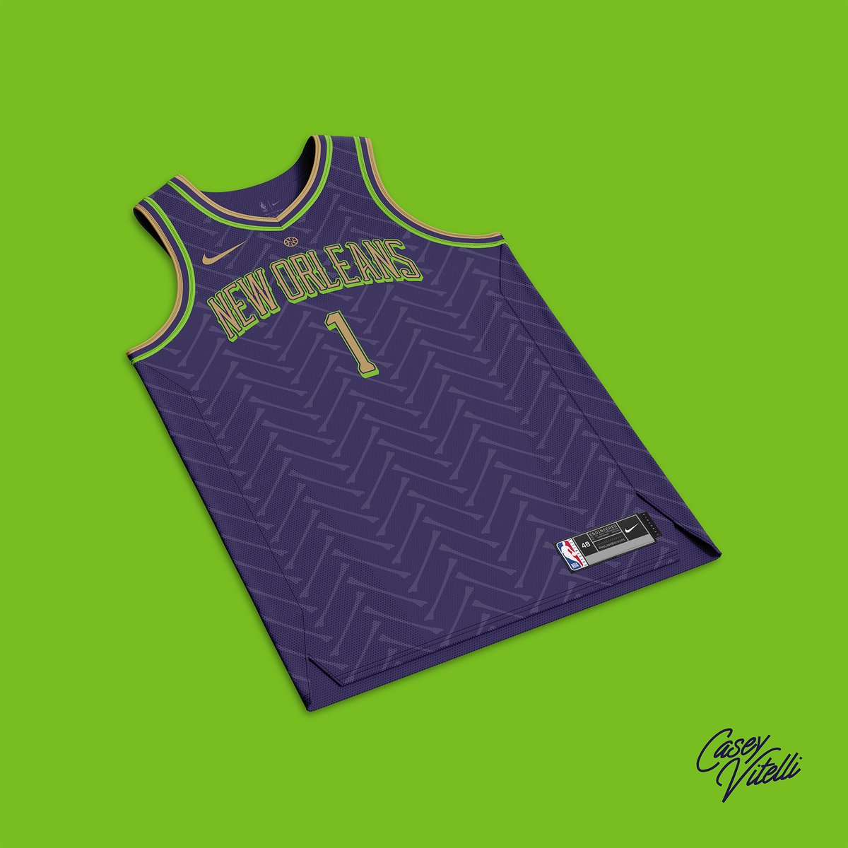 caseyvitelli's tweet photo. NBA Refresh | New Orleans Pelicans

For New Orleans, I went all in on the Skelican font/color scheme. https://t.co/fswTxrPvGP