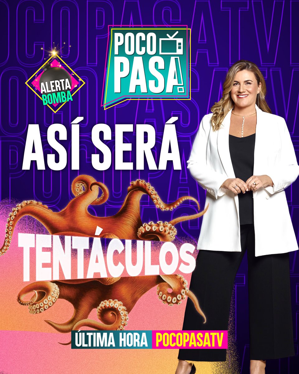 Pocopasatv's tweet photo. Así será ‘Tentáculos’, el nuevo programa de @carlotacorredera en @ten_tv, que arranca el próximo miércoles a las 18:30h.
#NQFS19M https://t.co/LysSnnn3qk