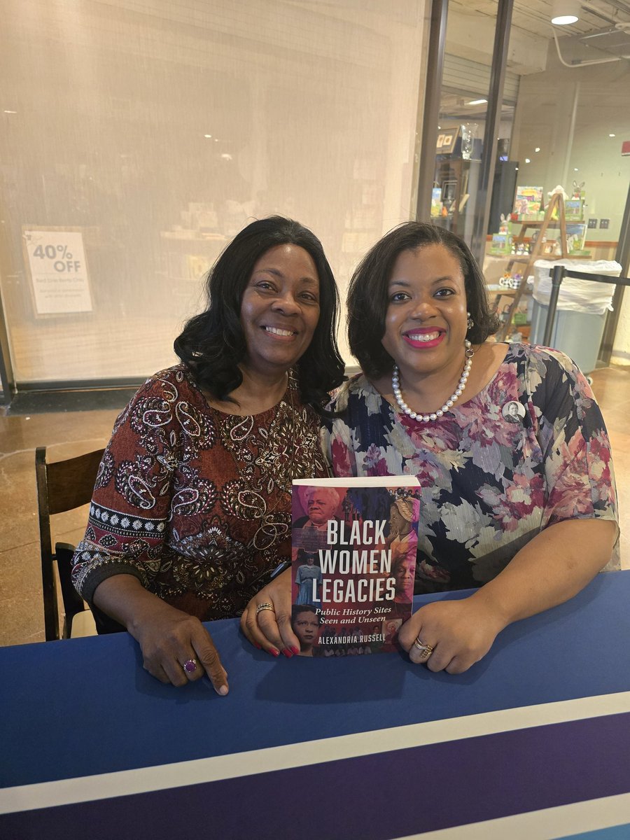 Dr. Alexandria Russell's new book 'Black Women Legacies' is being celebrated! The book explores the public history sites of Modjeska Simkins, Mary McLeod Bethune, Harriet Barber, Harriet Tubman, and many others. It includes my work and that of other Black women in preservation.
