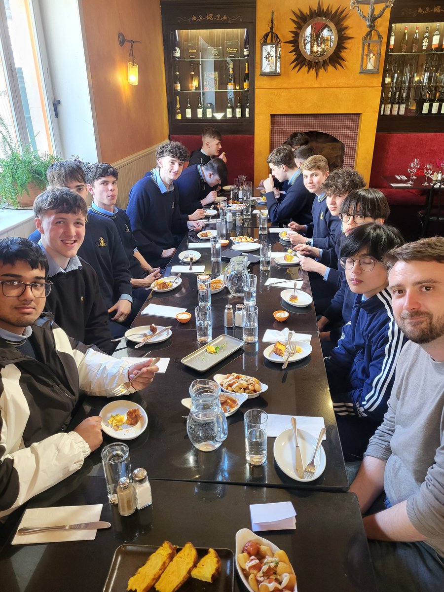 IFI for a Spanish movie  followed by Tapas in Salamanca Restaurant. A perfect excuse for some Spanish oral prep for these 6th years <a href="/moylepark/">Moyle Park College</a>