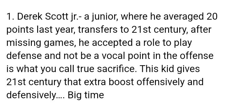 RegionSportsNews (@nwiregionsports) on Twitter photo Well deserved <a href="/iiamdj11/">Derek Scott Jr.</a>. Being on a winning team is all about sacrifice and not many kids would do what he’s doing nowadays. Kid truly only cares about winning and I LOVE IT. Good luck the rest of the way. Well deserved <a href="/iiamdj11/">Derek Scott Jr.</a>. Being on a winning team is all about sacrifice and not many kids would do what he’s doing nowadays. Kid truly only cares about winning and I LOVE IT. Good luck the rest of the way.