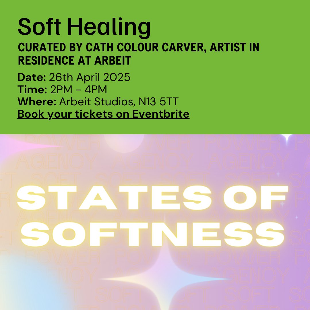 Join Artist In Residence Cath Colour Carver for an afternoon of sensory exploration, weaving softness, colour, and textiles as part of her Soft Power Agency exhibition.  

🔗 Book your spot: bit.ly/3DKOtl3