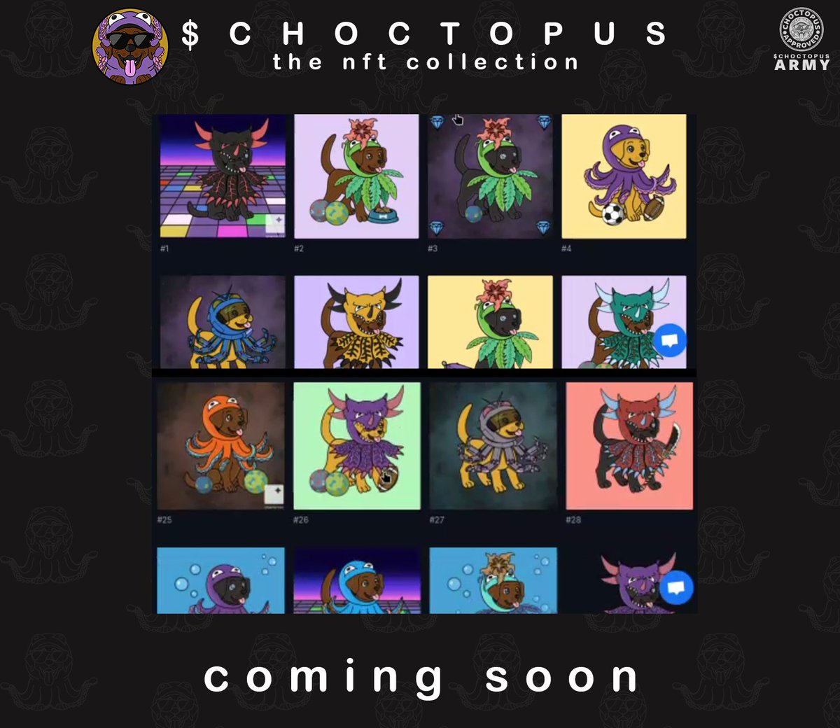 @AltcoinGordon <a href="/ChoctopusCrypto/">Choctopus</a> is looking extra good. NFTs are coming soon with a white list available for holders. 

Check out the discord for details: discord.gg/choctopustoken