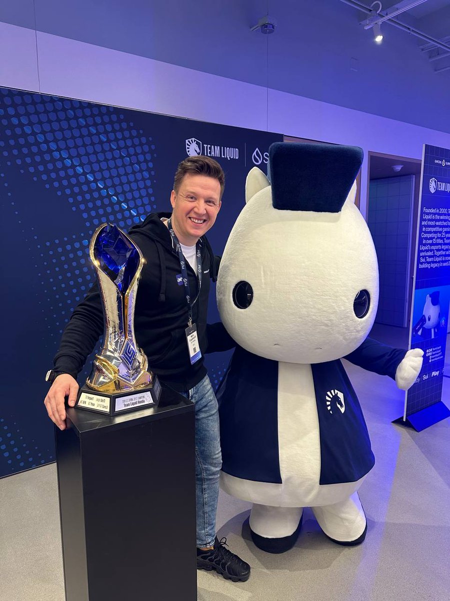 We had some fun yesterday at <a href="/SuiNetwork/">Sui</a> event
<a href="/SuiPlay/">SuiPlay</a> just after hugging <a href="/TeamLiquid/">Team Liquid</a> mascot.
This week is so hot <a href="/Official_GDC/">GDC Festival of Gaming</a> 🔥🔥