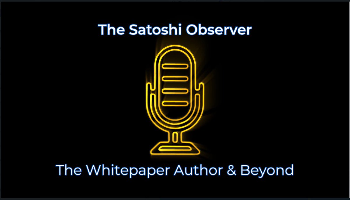 The Satoshi Observer tweet media