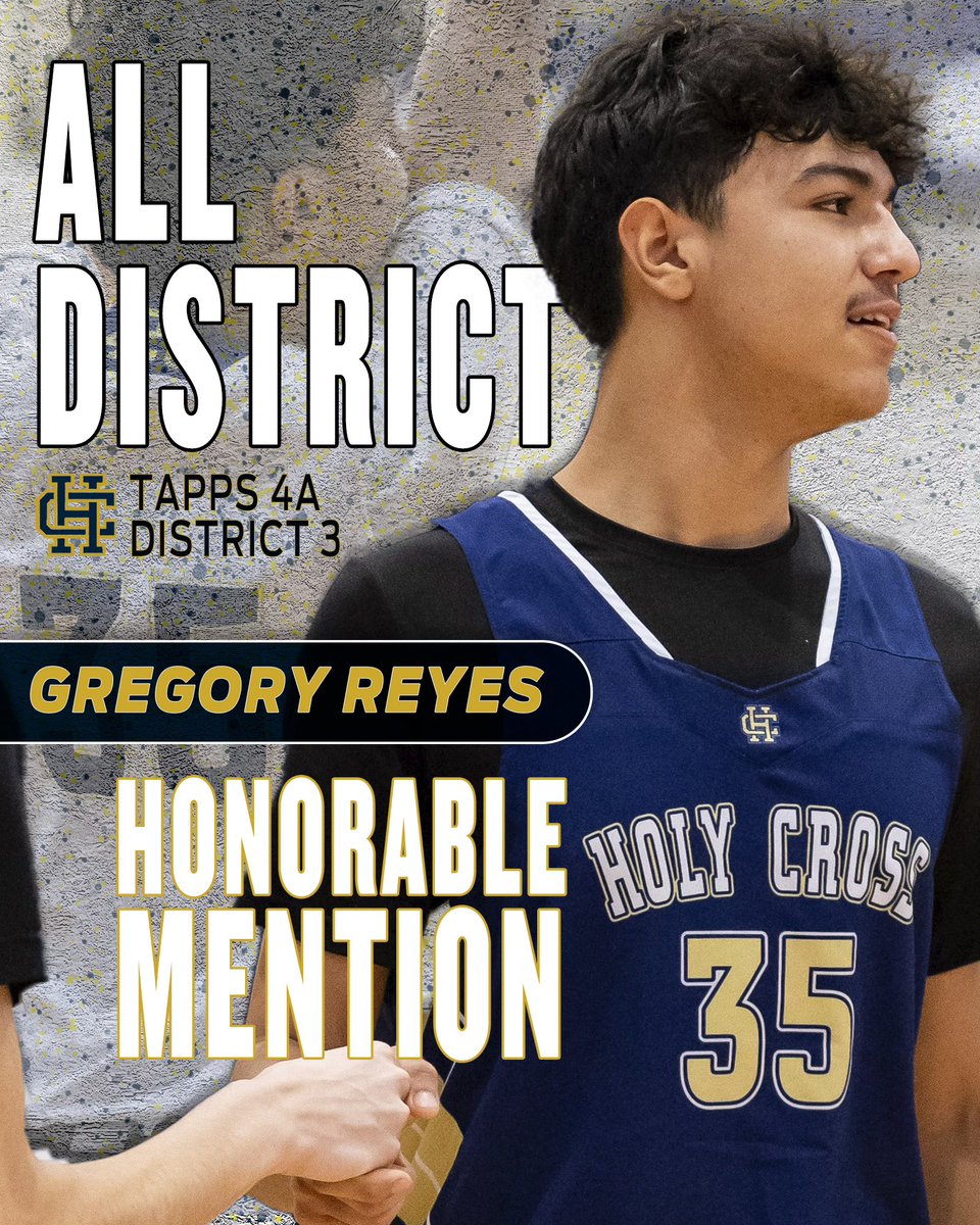Holy Cross Knights Basketball (@hcbasketball426) on Twitter photo Congratulations to Greg Reyes for earning honorable mention all district! Thank you for all you gave our program over the past 4 years!
<a href="/TXPSbasketball/">Texas Private School Basketball</a> <a href="/TXPSMedia/">Texas Private School Media</a> @TXPS_JacobB Congratulations to Greg Reyes for earning honorable mention all district! Thank you for all you gave our program over the past 4 years!
<a href="/TXPSbasketball/">Texas Private School Basketball</a> <a href="/TXPSMedia/">Texas Private School Media</a> @TXPS_JacobB