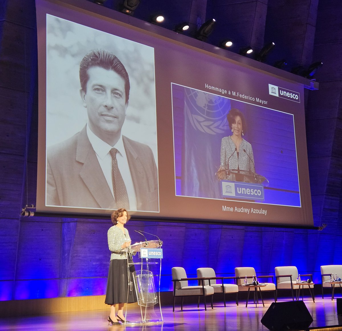 A tribute to Federico Mayor, former <a href="/UNESCO/">UNESCO 🏛️ #Education #Sciences #Culture 🇺🇳</a> Director General (1987-1999) who left an unmistakable mark in promoting peace through eduation, science and culture.