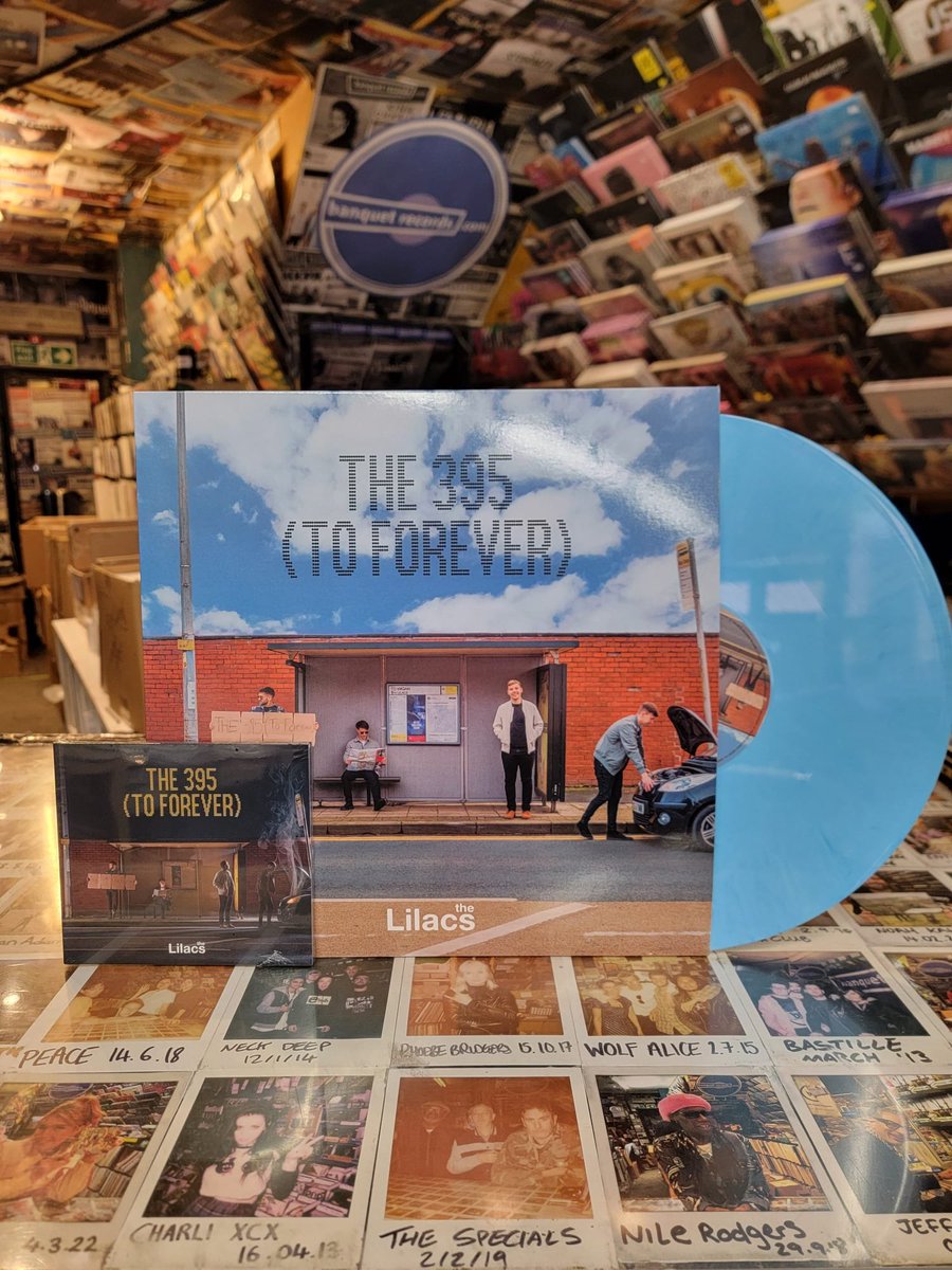 BanquetRecords's tweet image. THE LILACS

ahead of the signing session and show on Sunday, copies of The Lilacs' The 395 To Forever are with us now banquetrecords.com/search?q=lilac…