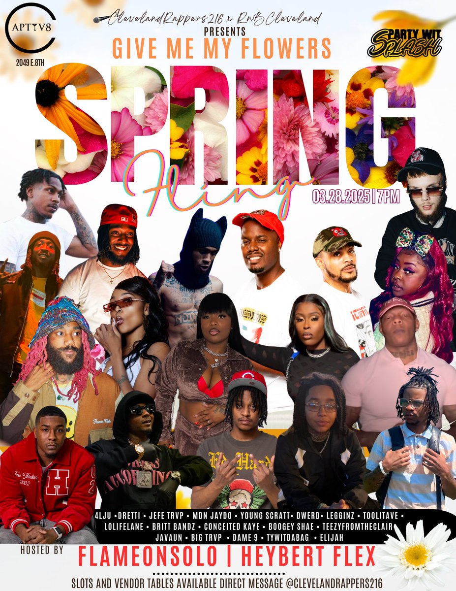 cleverappers216's tweet photo. The biggest Spring Fling in Cleveland March 28th https://t.co/v2MgP6yl6s
