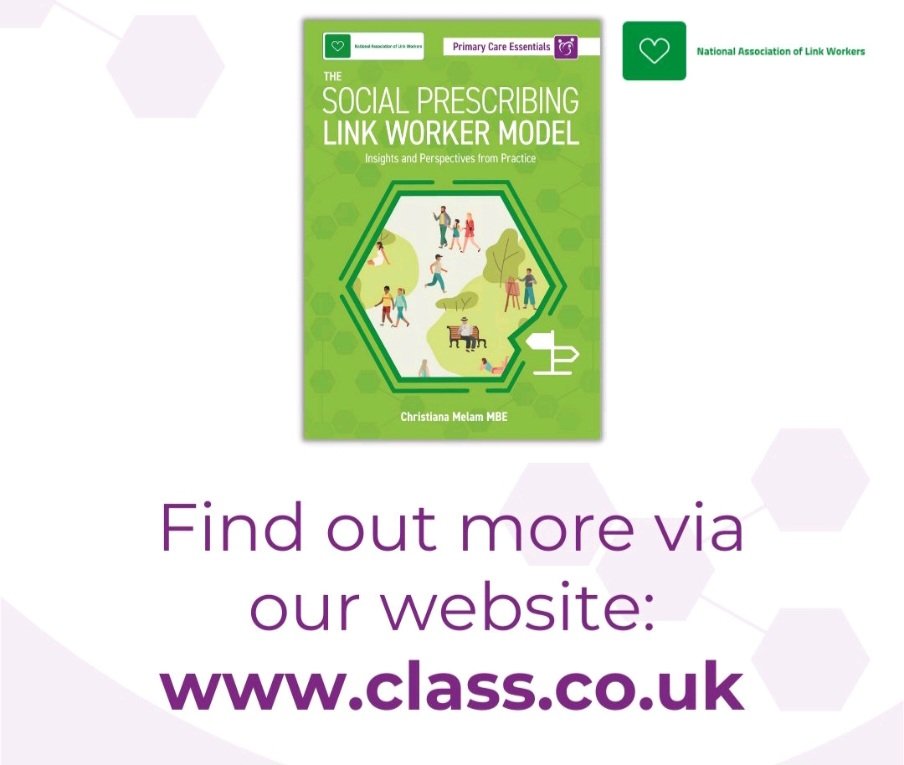 National Association of Link Workers (@nalwuk) on Twitter photo Today #socialprescribingday is an opportunity to grab your copy of our go to book for #socialprescribing #linkworkermodel authored by multiple award winning <a href="/Christy_Melam/">Christiana Melam MBE</a>
πMBE
πHon(MFPH) Distinction
πHealth Service Journal x4
<a href="/classprofession/">Class Professional</a> classprofessional.co.uk/books-ebooks/h⦠Today #socialprescribingday is an opportunity to grab your copy of our go to book for #socialprescribing #linkworkermodel authored by multiple award winning <a href="/Christy_Melam/">Christiana Melam MBE</a>
πMBE
πHon(MFPH) Distinction
πHealth Service Journal x4
<a href="/classprofession/">Class Professional</a> classprofessional.co.uk/books-ebooks/hβ¦