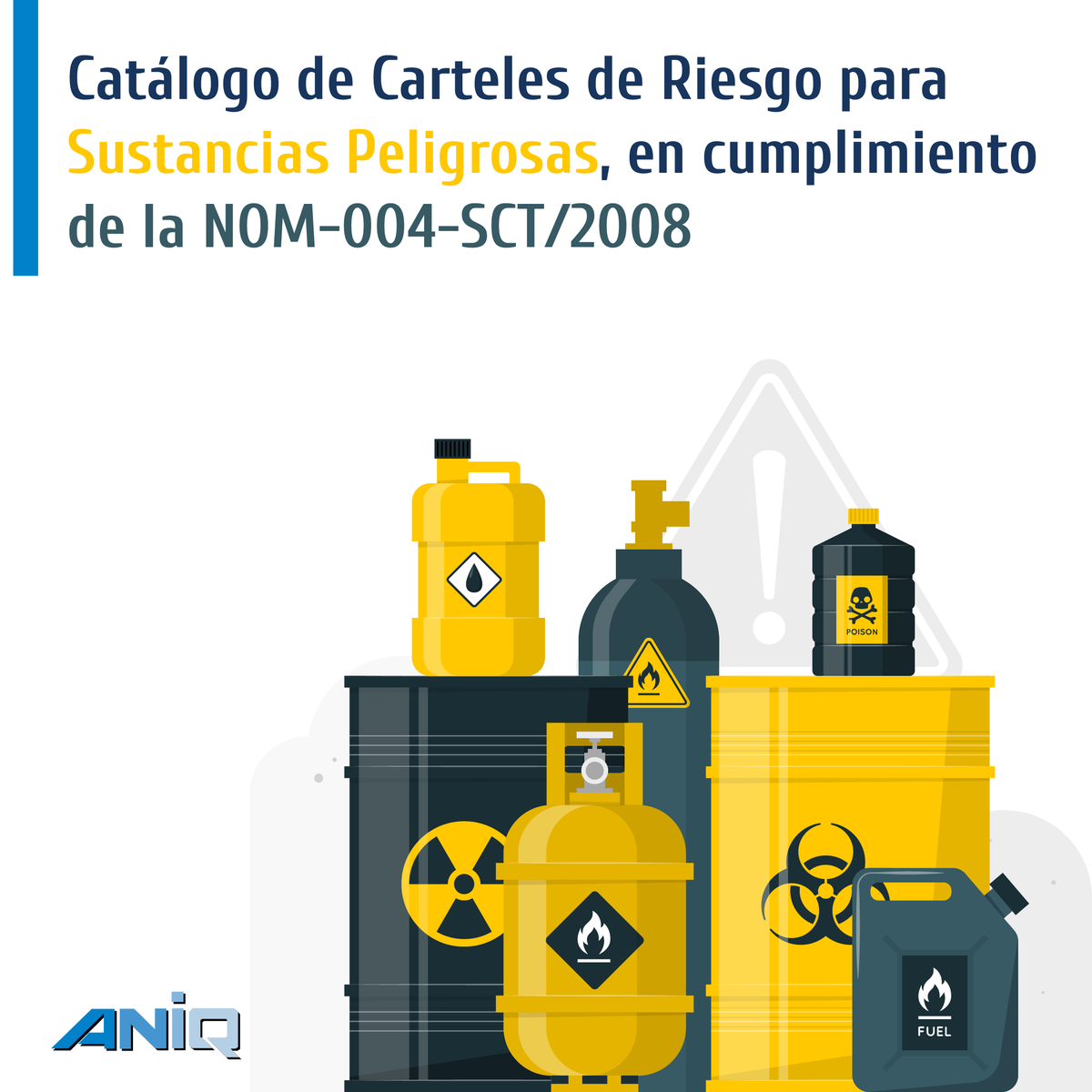 ANIQuimica's tweet photo. ¿Transportas sustancias peligrosas? 🧪

¡No pongas en riesgo tu carga ni tu cumplimiento!
Conoce más en la Revista de ANIQ  sobre los carteles de riesgo según la NOM-004-SCT/2008, para todas las clases y divisiones.

https://t.co/33q5cvBLkh
#ANIQ #NOM004SCT2008 #SETIQ #Seguridad https://t.co/hKIY5mMtKC