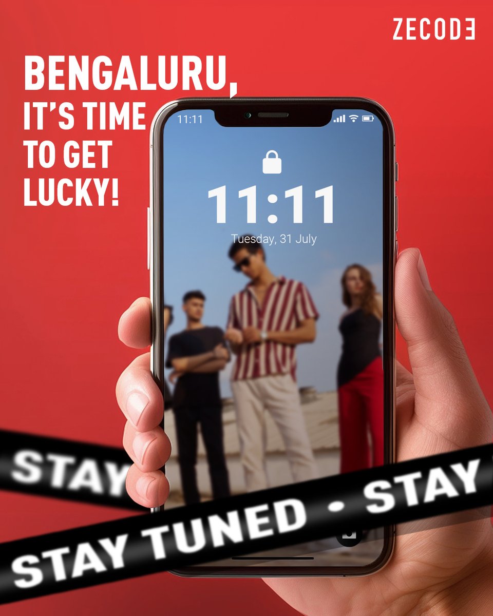 zecodeindia's tweet image. Spotting the lucky numbers everywhere?​
​
Well, you must be getting lucky then!​
​
Stay tuned.​
​
#ZECODE #ZECODE11